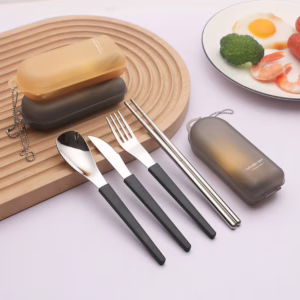 便攜不鏽鋼自備餐具套裝