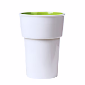 300ML白瓷內彩陶瓷杯