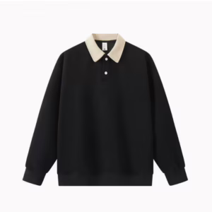 拼色polo長袖